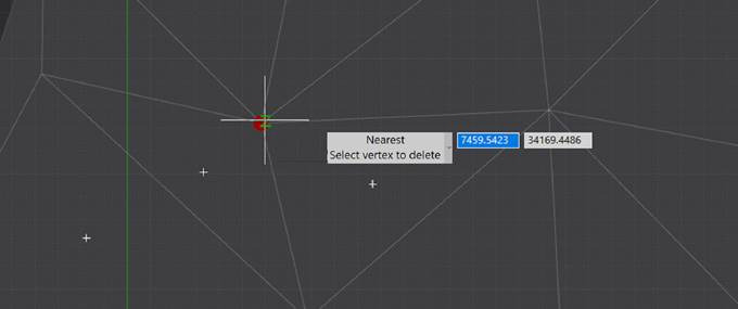 CAD software Deleting a Vertex 7