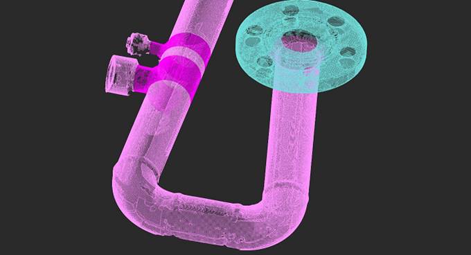 CAD software Searching for Flanges in the Point Cloud 7