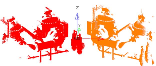 CAD drafting Point Clouds Registration (Stitching) 0