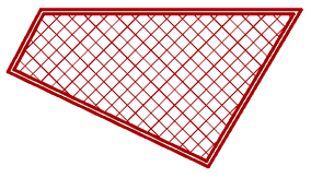 CAD software Polygonal wall 7