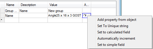 CAD software Create custom groups 16