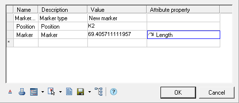 CAD drafting Universal marker 15