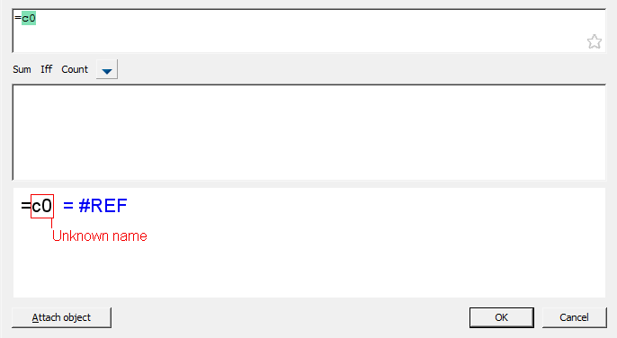 CAD software Interface Expression Editor 1