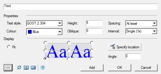 CAD drafting Construction text 9