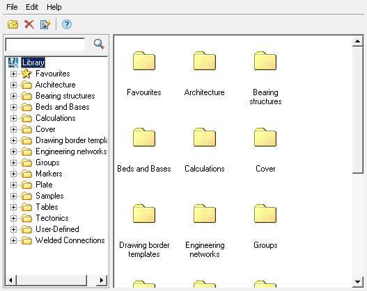 CAD software Standard parts library 7