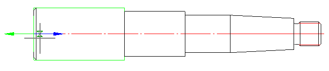 CAD software Shaft chamfer 7