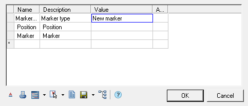 CAD drawing Universal marker 11
