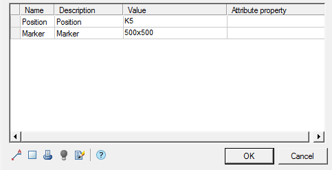 CAD drawing Universal marker 44