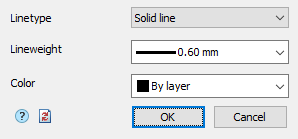 CAD drafting Override main lines 6