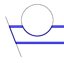 CAD drawing WORKING WITH STANDARD ELEMENTS 251