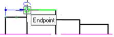 CAD drawing Ordinate Dimensioning 8