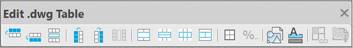 CAD software Editing Tables on the Drawing 7