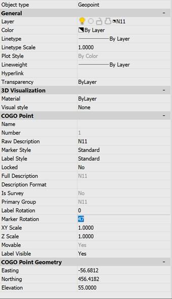 CAD software Create Geopoints Manually 7