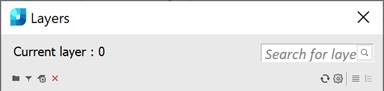 CAD drafting Interface. Search Field 0