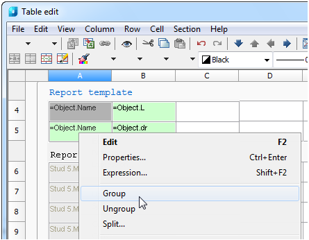 CAD drawing Report Creation 5