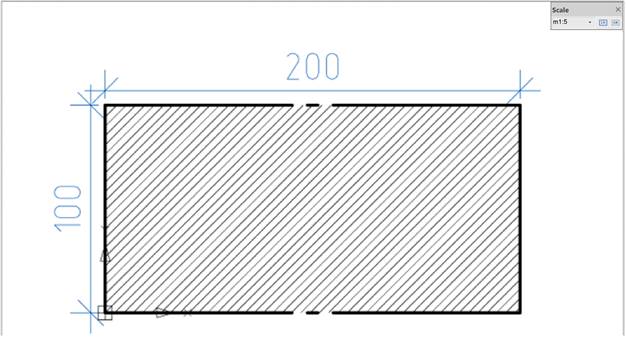 CAD software Symbol Scale and Measurement Scale 16