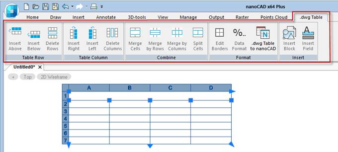 CAD drafting Ribbon 6