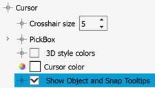 CAD software Objects’ Properties 1