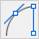 CAD software Arc by Start, Radius and Tangent 1