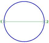 CAD software Circle by Diameter 7