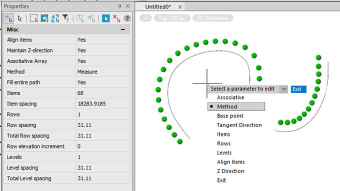 CAD software Path Array 7