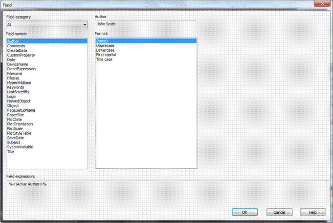 CAD software Fields 16
