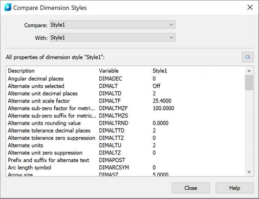 CAD drafting Dimension Styles 21