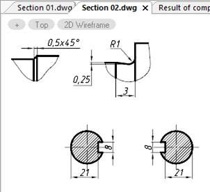 CAD drafting Drawing Comparison 12