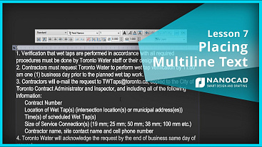 Lesson 7 - Placing Multiline Text